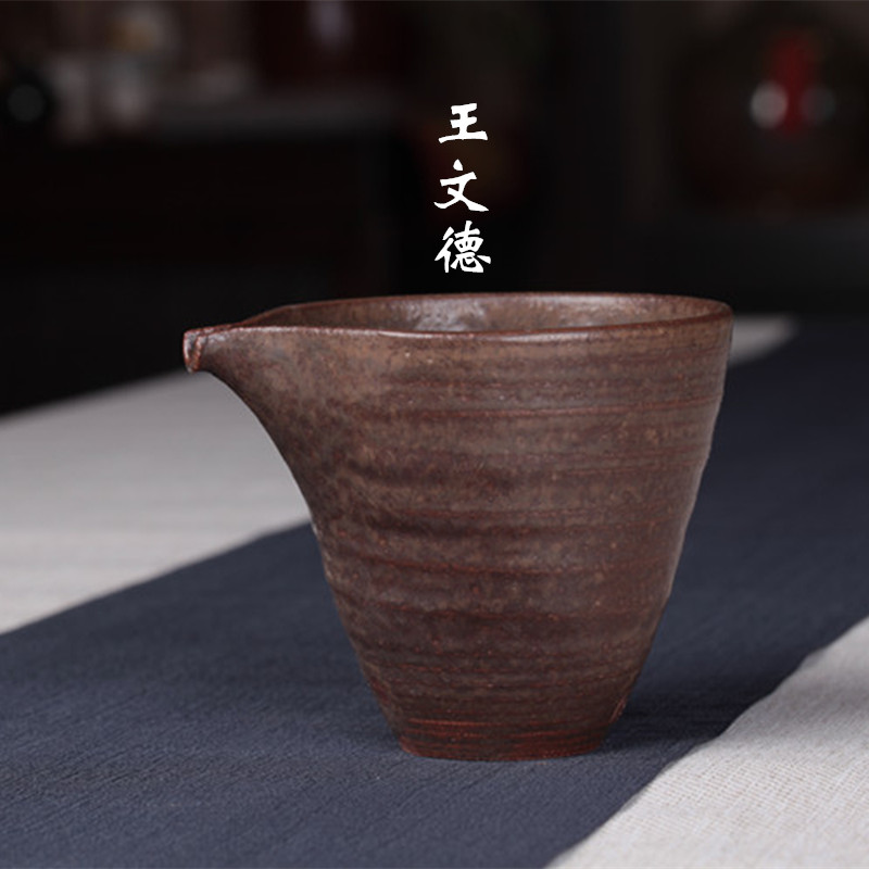 台湾茶具陶艺师王文德作品公杯茶海分茶器断水一流