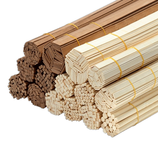 DIY手工制作建筑模型材料小木棍圆木棒竹棒竹棍竹签细木条木棒