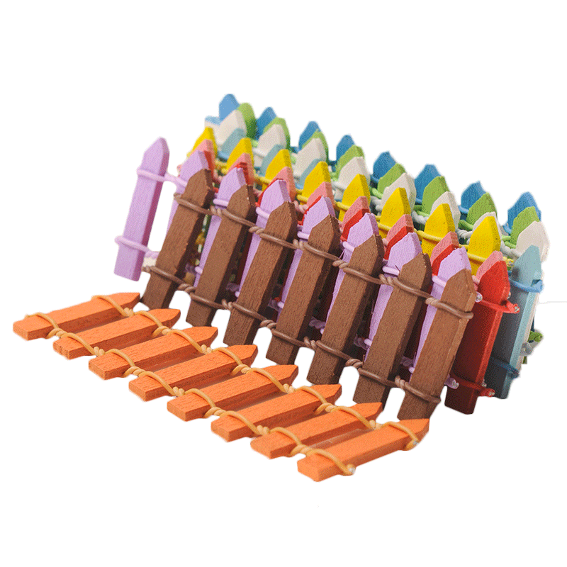 沙盘模型材料微景观小摆件DIY手工指路牌栏杆篱笆木栅栏护栏围栏