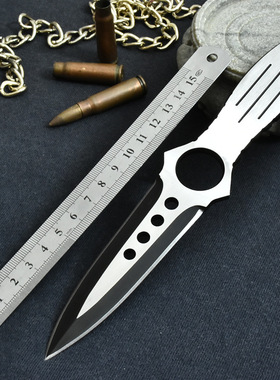 小刀氚气刀随身狼瑔刀具 防身 冷兵器菊田水果刀直刀开刃的刀