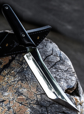 野外户外刀具 冷兵 器小刀俄罗斯煅打小刀水果刀随身刀直刀开刃