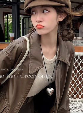 韩国fever同款爱心项链2024新款