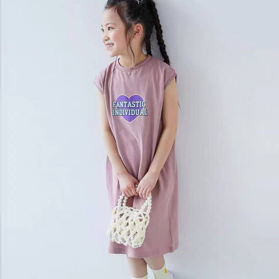 女童日系休闲连衣裙纯棉