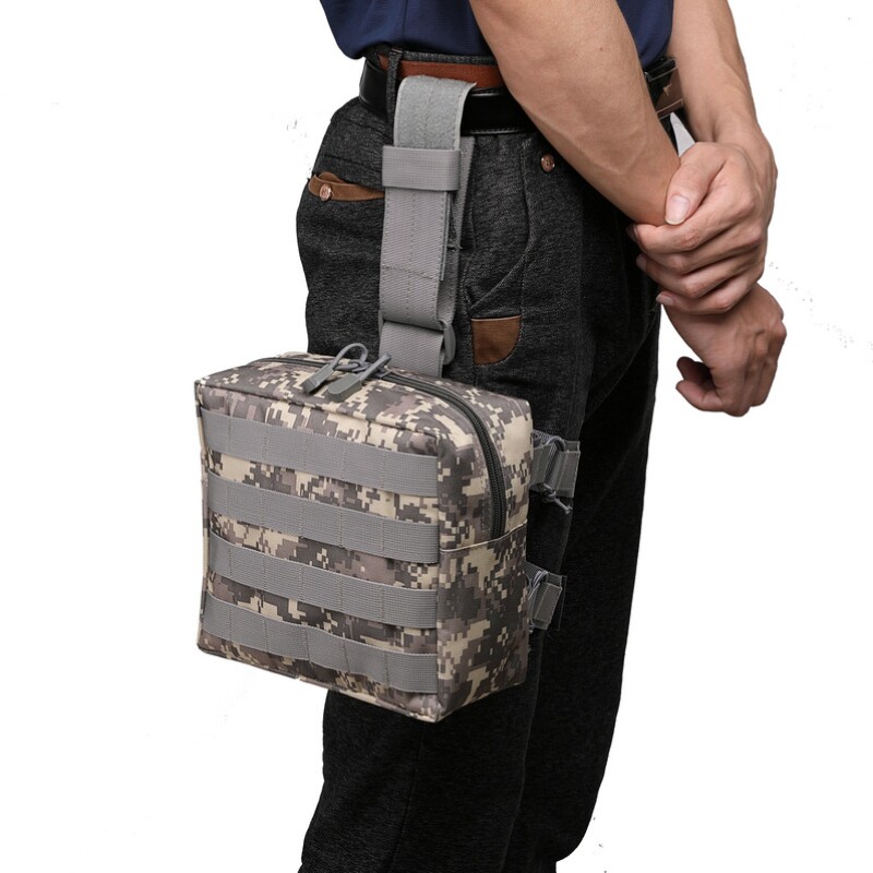 아웃도어 택티컬 몰레 레그 백 미채 요원 사격 훈련 트레이닝 레깅스 백 필드 잡화 도구 수납 가방