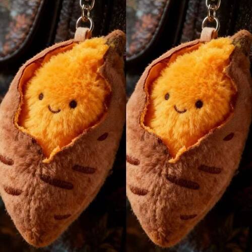 2026新款毛绒冬季卡通地瓜烤蜜薯包包创意可爱挂件送闺蜜冬天礼物