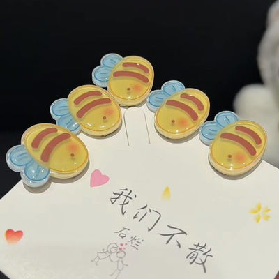 勤劳小蜜蜂发夹可爱卡通bbins甜美少女刘海儿童头饰学生发卡爆款