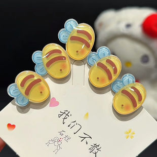 勤劳小蜜蜂发夹可爱卡通bbins甜美少女刘海儿童头饰学生发卡爆款