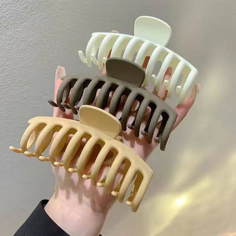 夏季磨砂大号龙骨盘发高级感新款鲨鱼夹发夹后脑勺夹子百搭抓夹,饰品/流行首饰/时尚饰品新,发饰,淘宝优惠券,粉丝福利购,淘宝优惠卷