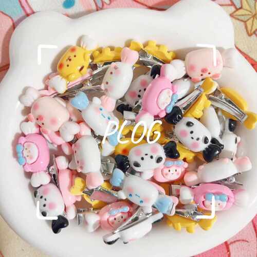 可爱腮红动物糖果发夹甜美可爱少女心迷你日系卡通头饰儿童碎发夹