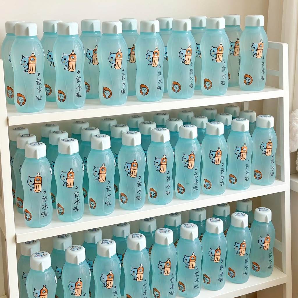 酷儿水杯随手杯女生高颜值杯子运动健身外出便携咖啡冷泡杯2026新
