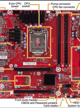 惠普 HP 暗影精灵4代 MS-7A61 1.3主板 Z370 L02051-001