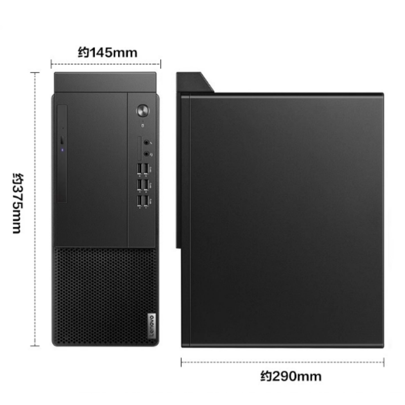 联想M433 M430 M435商用电脑台式机M M433 十代空机箱准系统