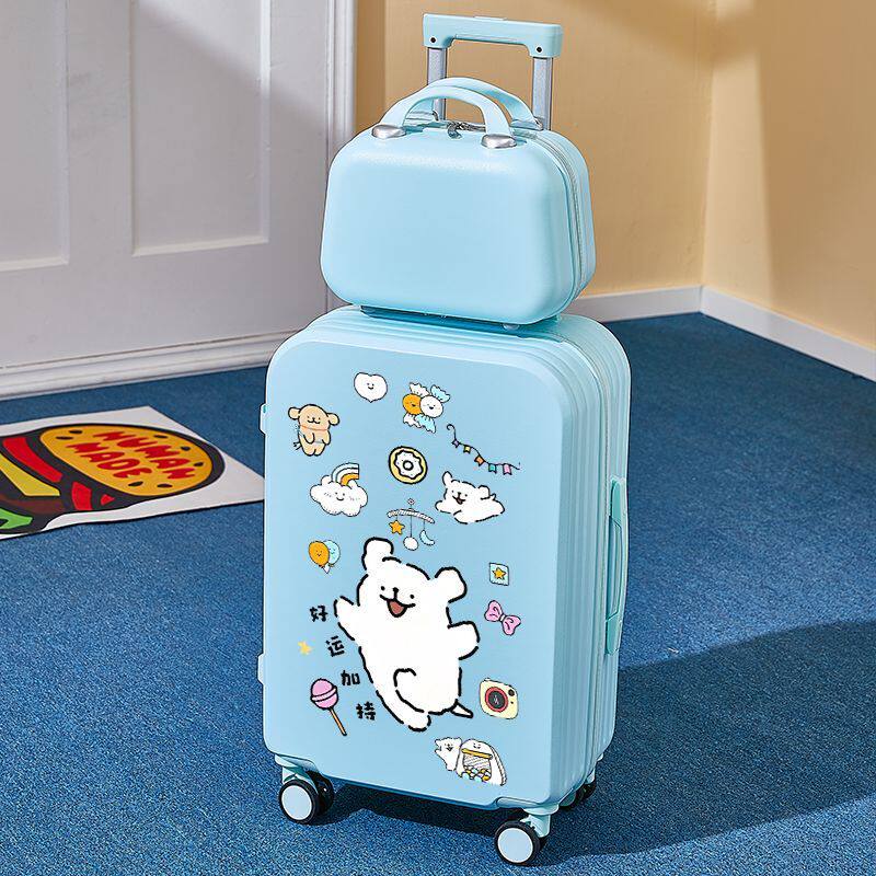 卡通儿童玉桂狗2025年新款20寸行李箱女孩可坐骑行学生小型旅行箱