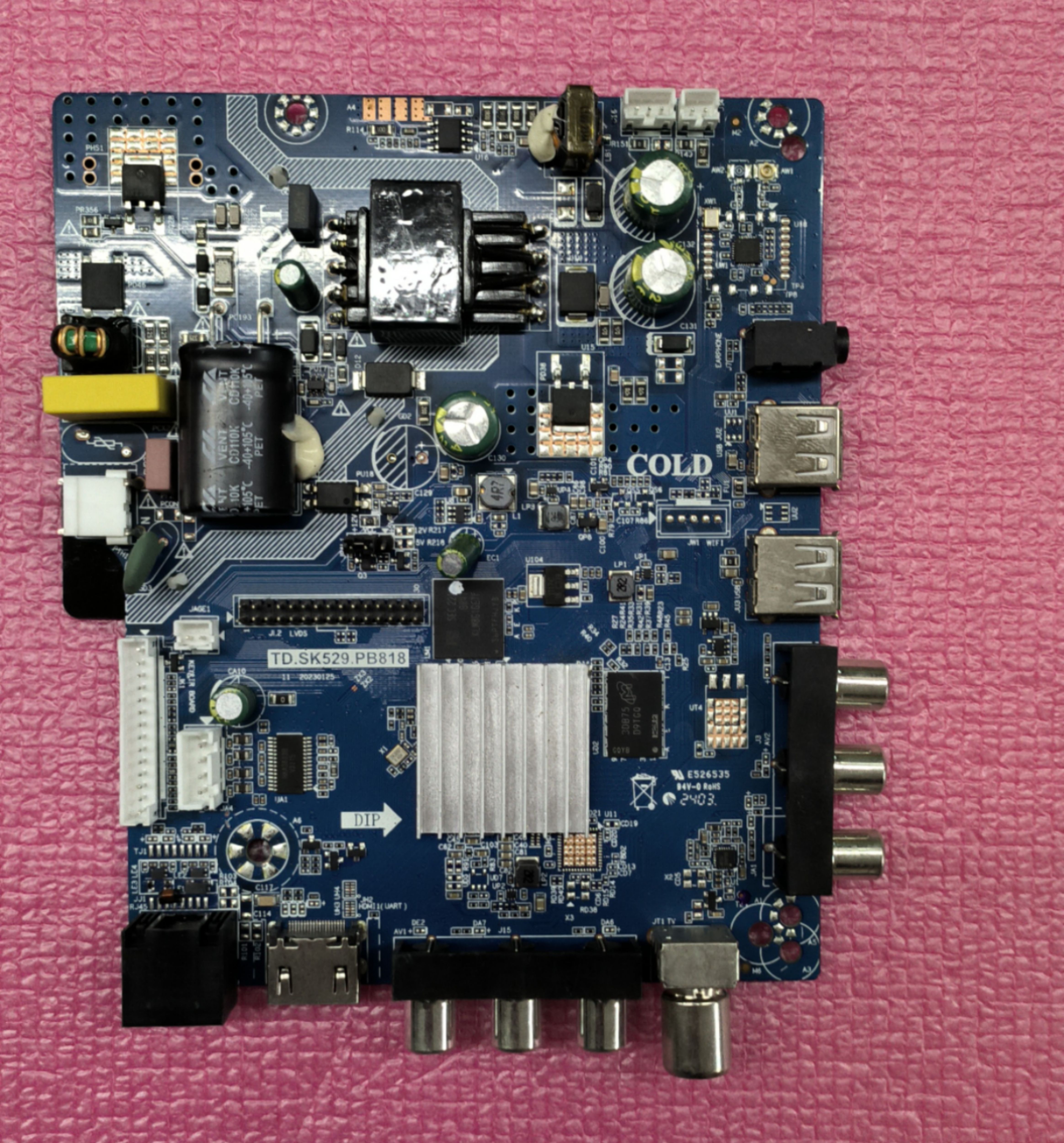 全新TD.SK529.PB818安卓智能无线WiFi网络液晶电视三和一主板