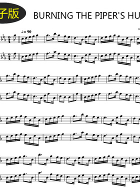 Burning the Piper’s Hut小提琴中提琴合奏谱 总谱 送音频 va066