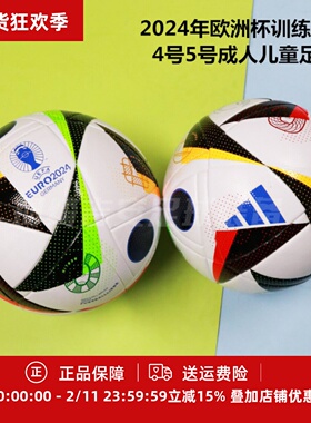 ADIDAS2024年德国欧洲杯热粘合训练比赛4号5号成人儿童足球IN9367