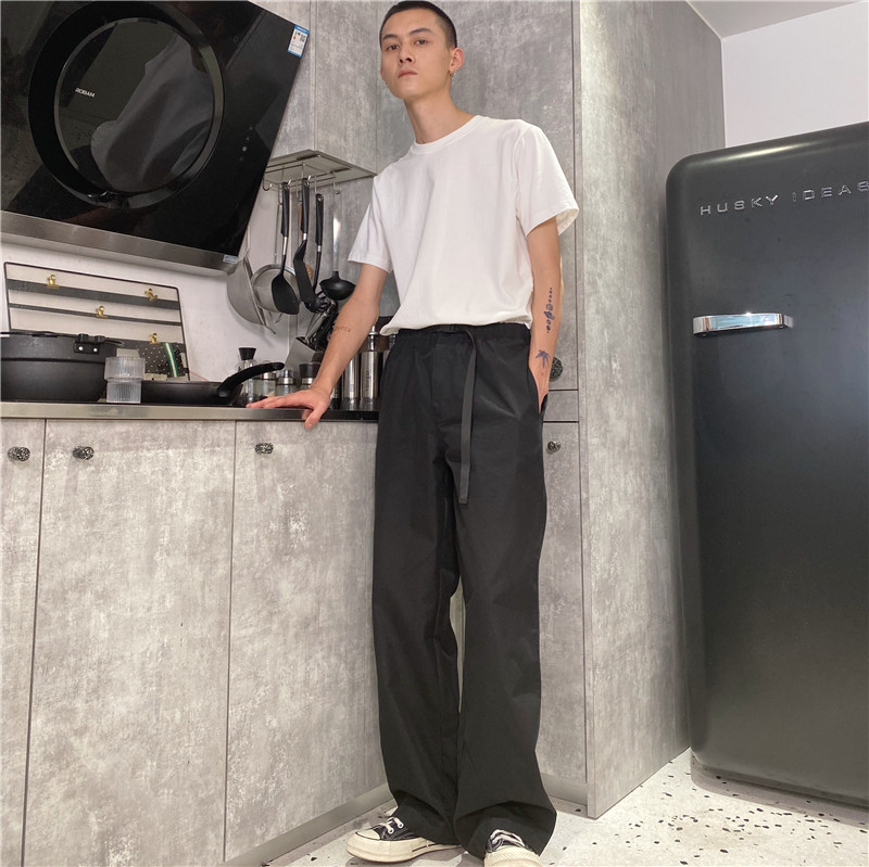 高个子加长自带腰带款休闲裤190