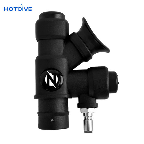 HOTDIVE潜水K阀充气管圆形波纹软管组合浮力控制器BCD背飞装备