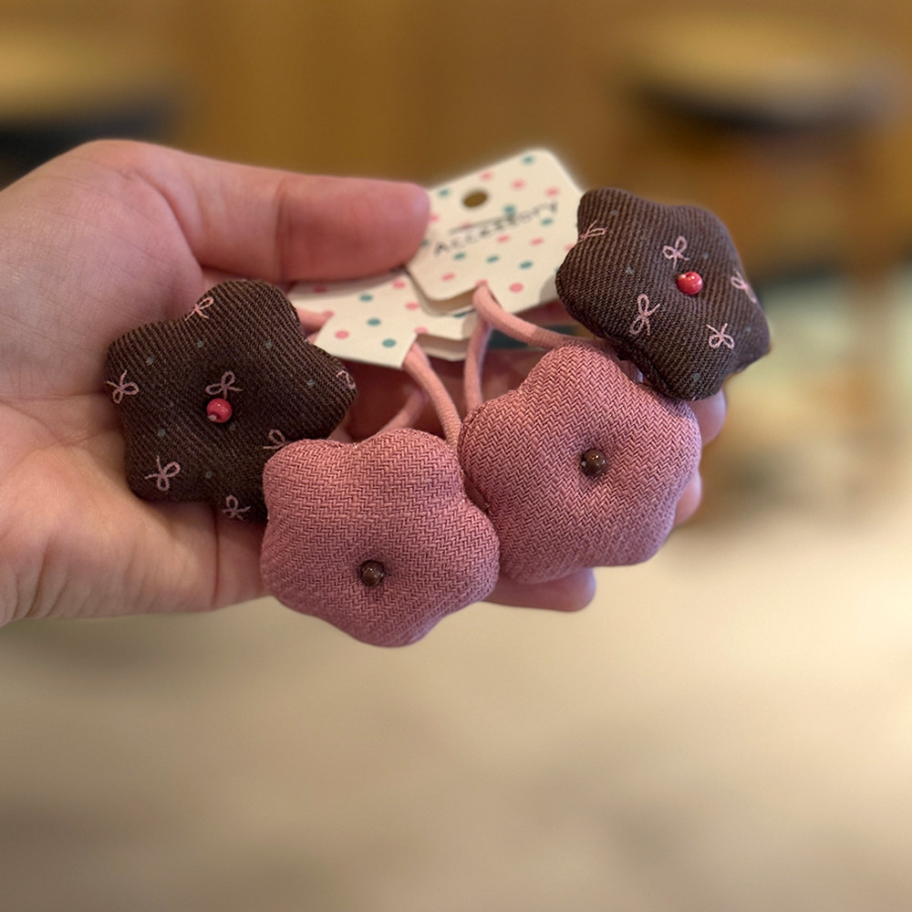 女童布艺充棉发圈儿童星星花朵头绳宝宝高弹力不伤发马尾橡皮筋,童装/婴儿装/亲子装,发饰,淘宝优惠券,粉丝福利购,淘宝优惠卷