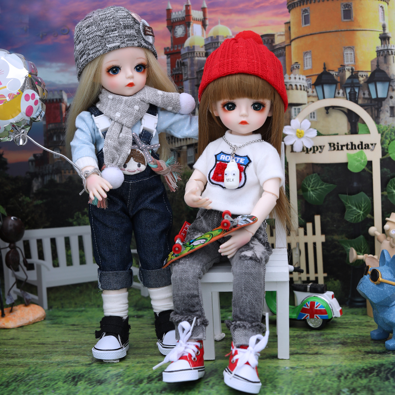 Doris多丽丝娃娃 30cm卡密儿女孩玩偶女宝宝过家家洋娃娃礼物女宝