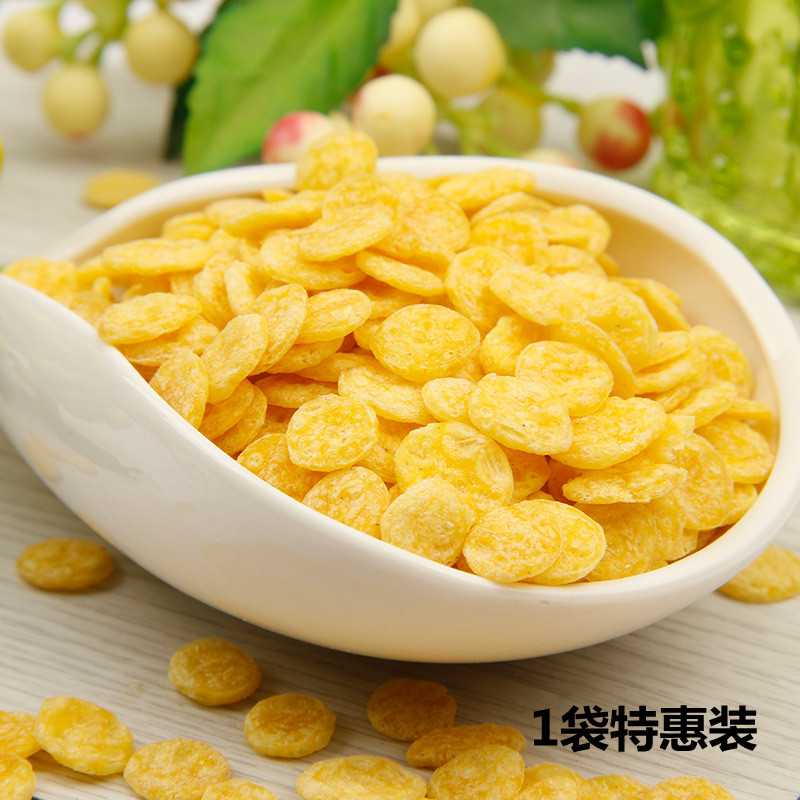 熟玉米片冲泡即食非油炸原味低脂玉米