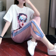 2020夏装新款休闲套装女款运动服1