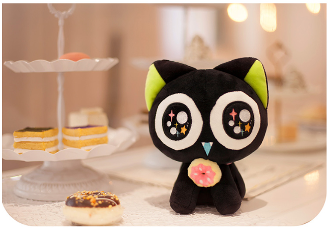 捡漏 正版罗小黑战记星座毛绒之比丢公仔天秤座甜甜圈毛绒布娃娃