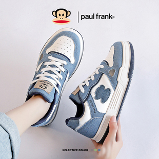 运动小白鞋 休闲百搭板鞋 女2024春夏秋季 小众不撞款 秋款 大嘴猴女鞋