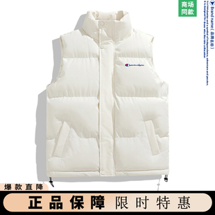 奥特莱斯轻薄羽绒棉服马甲短冬季反季爆款韩版保暖马夹外套男女款