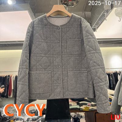 欧货时尚百搭显瘦加绒羊毛外套女