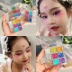 彩色亮片九色眼影盘亮晶晶不脱妆新款 细闪六一学生表演舞台彩妆盘