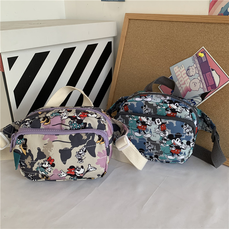 胸包腰包印花米奇米妮婴童