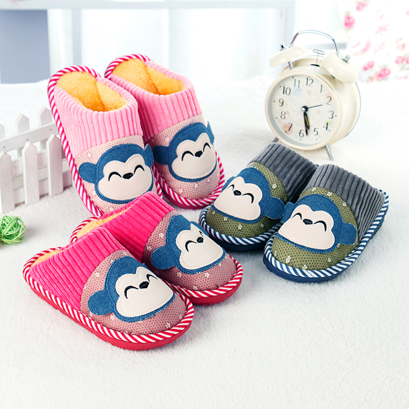 Chaussons enfants en suède pour hiver - Ref 1025837 Image 4