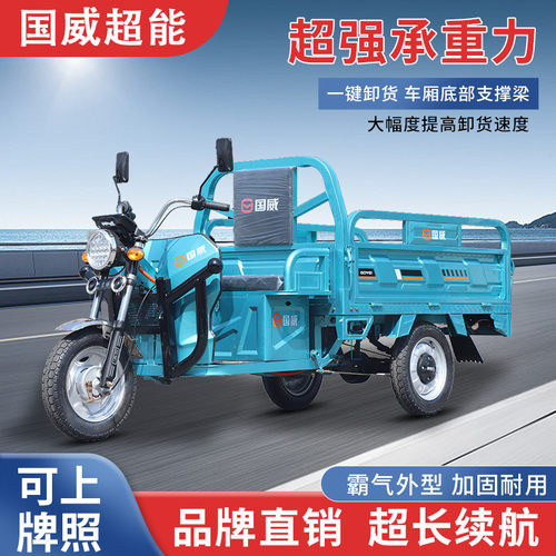 电动三轮车拉货家用载重爬坡王
