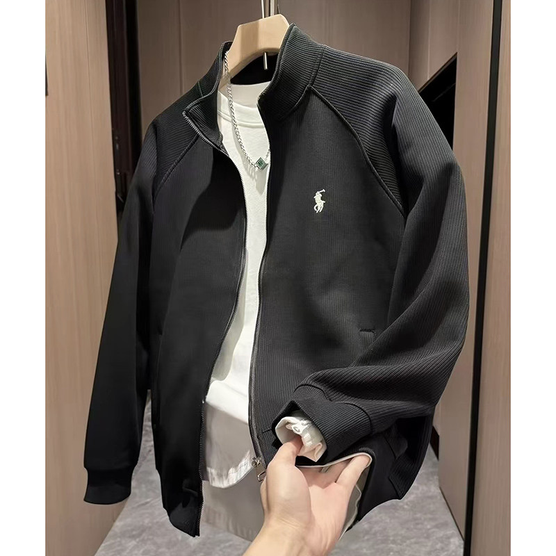 轻奢立领拉链男针织开衫
