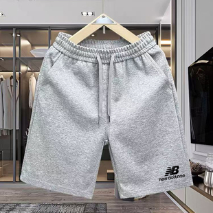 新款夏季NB美式休闲短裤宽松大码百搭ins男女运动篮球五分卫裤子