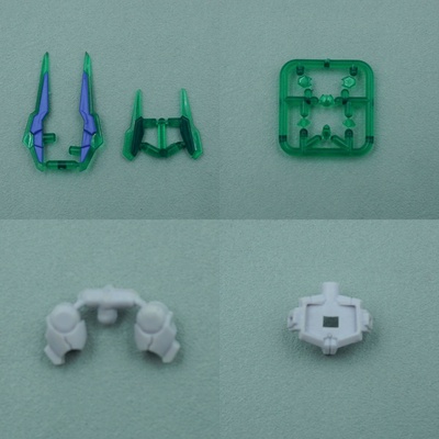 MSE05弹 扭蛋00Q高达补件 大腿 腰 主题透明件 浮游刃长短一套