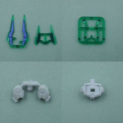 MSE05弹 扭蛋00Q高达补件 大腿 腰 主题透明件 浮游刃长短一套