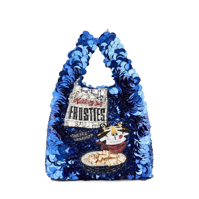 Anya Hindmarch 安雅·希德玛芝 Mini Frosties亮片托特包女