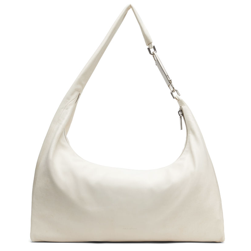 RICKOWENS 灰白色 Concordians Cropped Gemini 单肩包男