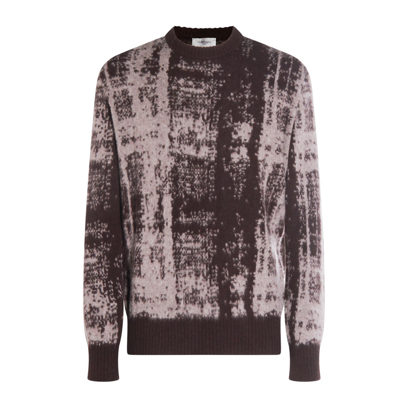 Piacenza Cashmere 棕色 羊毛针织衫男毛衣针织衫复古新款中性
