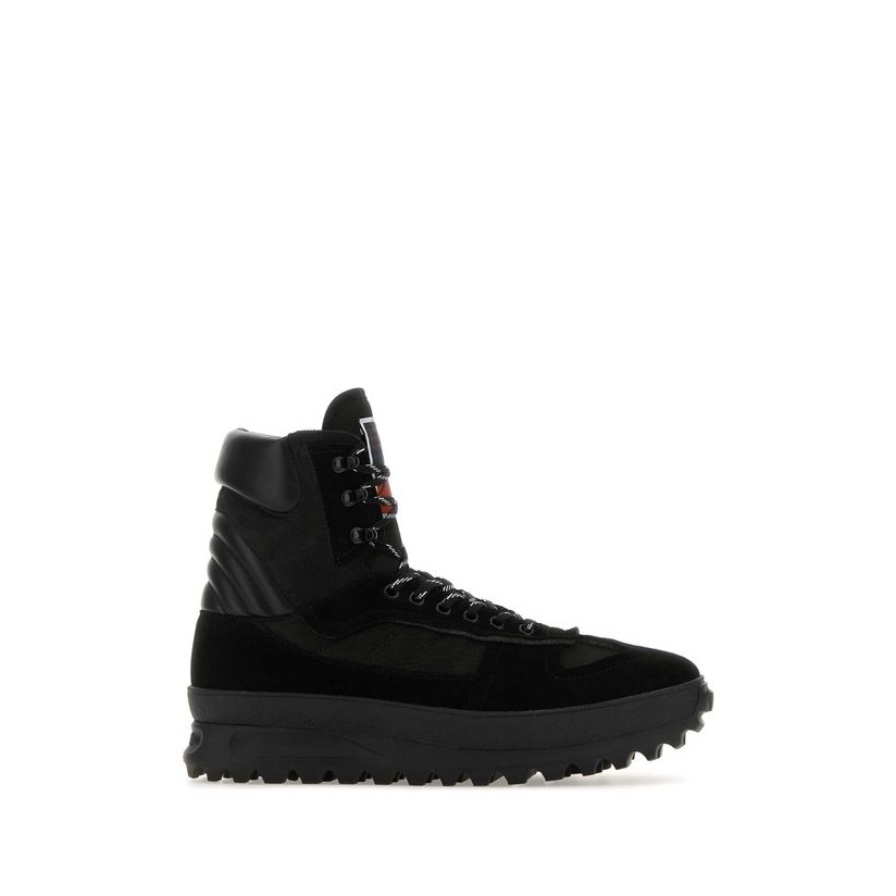 Maison Margiela Climber 黑色皮质运动鞋男