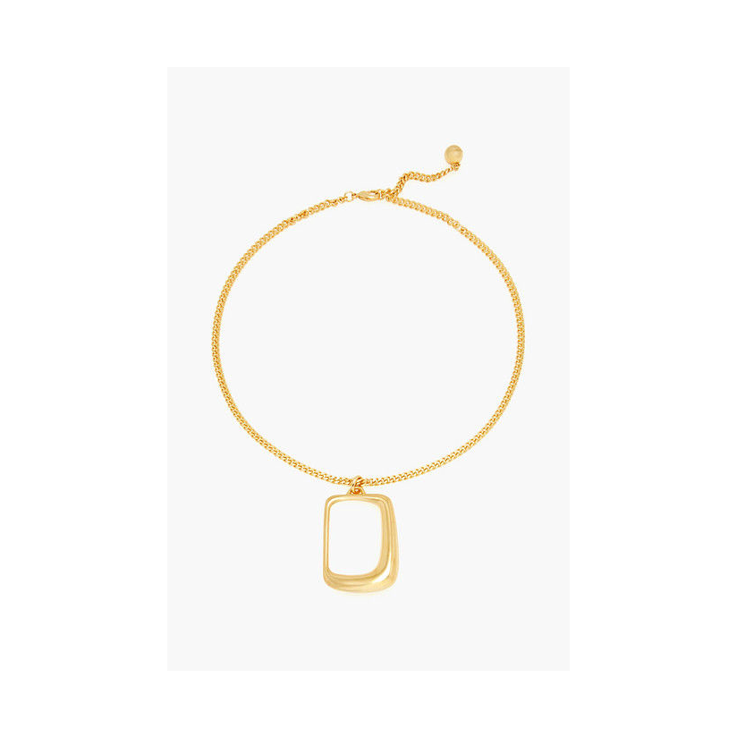Jacquemus Le Collier Ovalo 镀金项链女