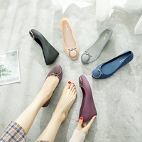 Dép nữ đi biển 2019 mùa hè thời trang nêm với giày đế mềm bề mặt Baotou - Rainshoes ủng đi mưa thời trang