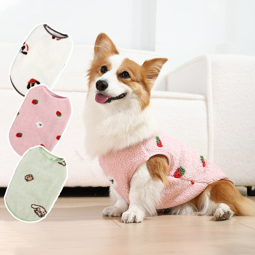 狗狗秋冬款衣服厚款中大型犬小型比熊柯基金毛猫咪宠物保暖防掉毛