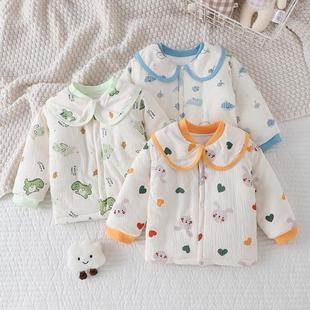 宝宝冬季 3岁棉服 棉袄婴儿小棉衣儿童夹棉衣服保暖上衣加厚外套0