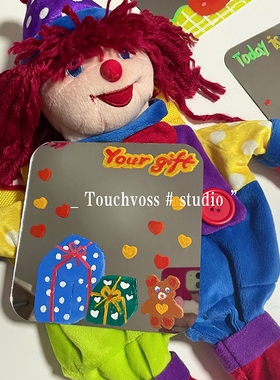 TOUCHVOSS“好看的镜子”原创手绘装饰镜 咖啡店民宿装饰化妆镜