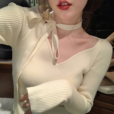 兔绒高弹力针织连衣裙