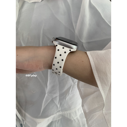 DT play 星星波点适用于苹果iwatchsS11/S10表带applewatchs9/s8