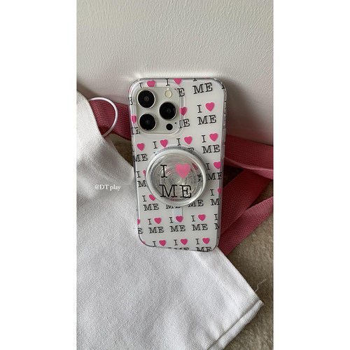 DT play 「I LOVE ME 」英文字母韩国ins风小众博主适用于iphone17promax/16/14苹果/15/13手机壳保护套